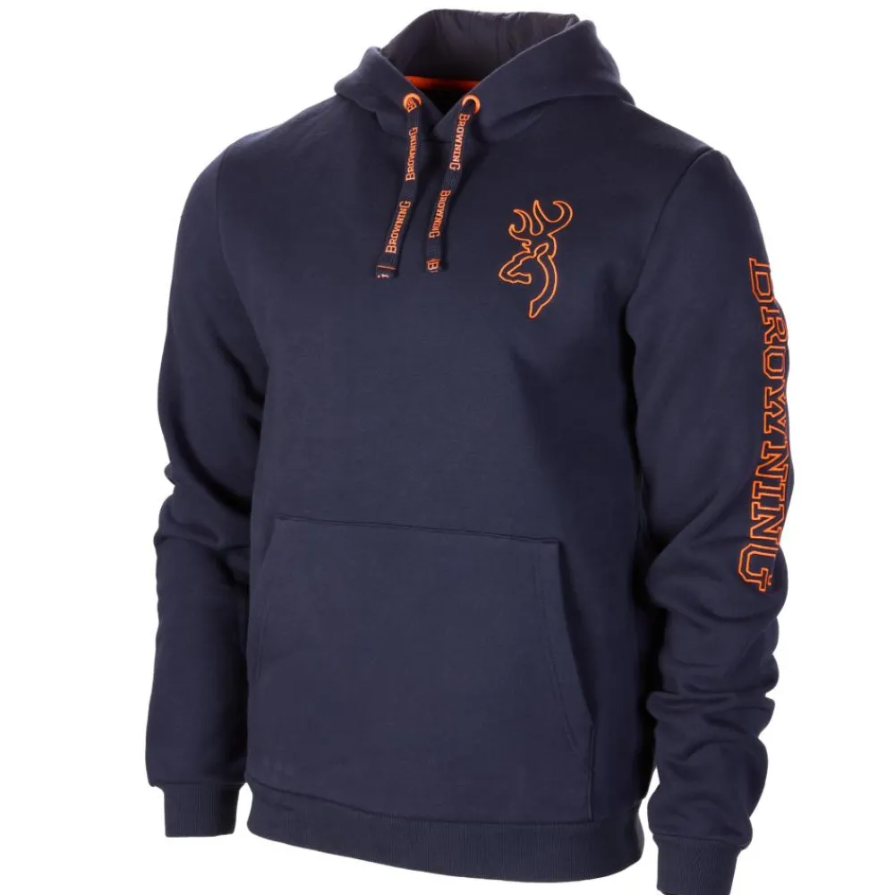BROWNING SWEAT CAPUCHE SNAPSHOT BLEU>Homme Pulls & Sweats De Chasse·Sweats