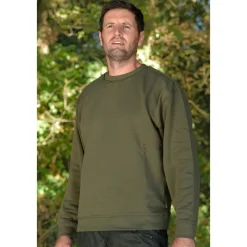 KALAHARI SWEAT CHEVROLET KAKI>Homme Pulls & Sweats De Chasse·Sweats