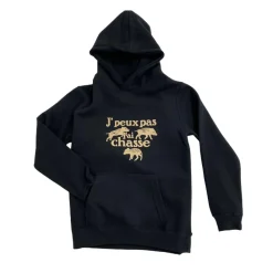BARTAVEL SWEAT HOOD ENF J'PEUX PAS MARCASSIN>Enfant Vêtements De Chasse Pour Enfants·Pulls Enfant