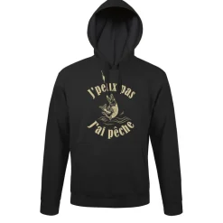 BARTAVEL SWEAT HOOD J'PEUX PAS J'AI PECHE>Homme Pulls Et Sweats·Pulls