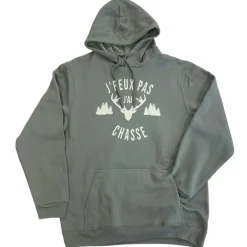BARTAVEL SWEAT HOOD J'PEUX PAS J'AI CHASSE>Homme Pulls & Sweats De Chasse·Sweats