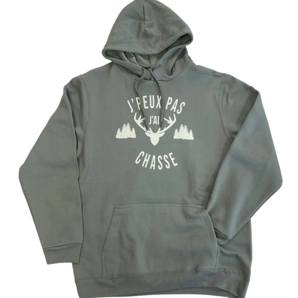 BARTAVEL SWEAT HOOD J'PEUX PAS J'AI CHASSE>Homme Pulls & Sweats De Chasse·Sweats