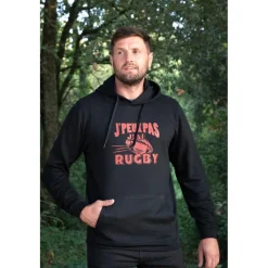 BARTAVEL SWEAT J'PEUX PAS J'AI RUGBY NOIR>Homme Pulls Et Sweats·Sweatshirts