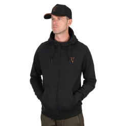 FOX SWEAT NOIR ORANGE><noscript><img width=