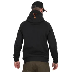 FOX SWEAT NOIR ORANGE><noscript><img width=