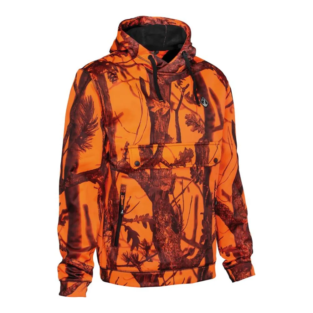 PERCUSSION SWEAT TOP GHOST CAMO BLAZE>Homme Vêtements & Accessoires Blaze·Sweats Epi Orange Fluo