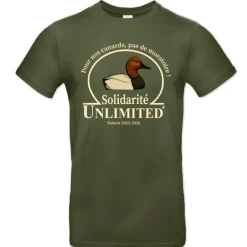 GABION UNLIMITED T SHIRT GU SAISON 25/26 KAKI>Homme Vêtements & Accessoires Gabion Unlimited·T-Shirts Gabion Unlimited