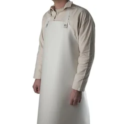 EUROPROTEX TABLIER DE BOUCHER CAOUTCHOUC NITRILE BLANC> Accessoires Pour La Découpe·Gants Et Tabliers De Cuisine|Accessoires Pour La Découpe·Gants Et Tabliers De Cuisine