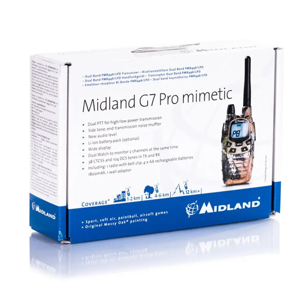 MIDLAND TALKIE WALKIE G7 PRO CAMO MIMETIC> Talkie-Walkie·Talkies-Walkies À Canaux|Talkie-Walkie·Talkies-Walkies À Canaux