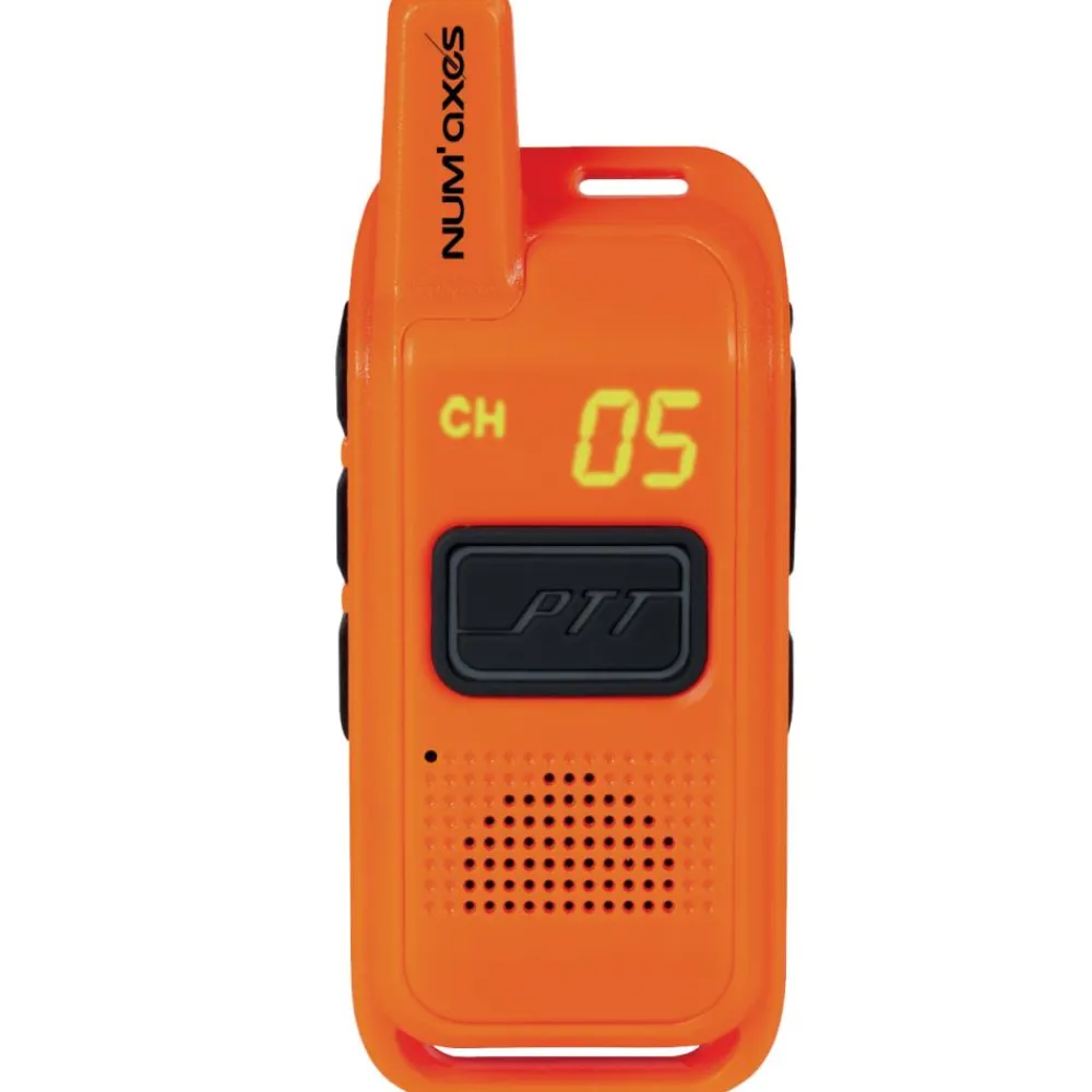 NUM'AXES NATURE TALKIE WALKIE TLK1038 ORANGE BLAZE> Talkie-Walkie·Talkies-Walkies À Canaux|Talkie-Walkie·Talkies-Walkies À Canaux