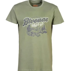 IDAHO TEE SHIRT BIVOUAC KAKI CLAIR>Homme T-Shirts·T-Shirts À Manches Courtes
