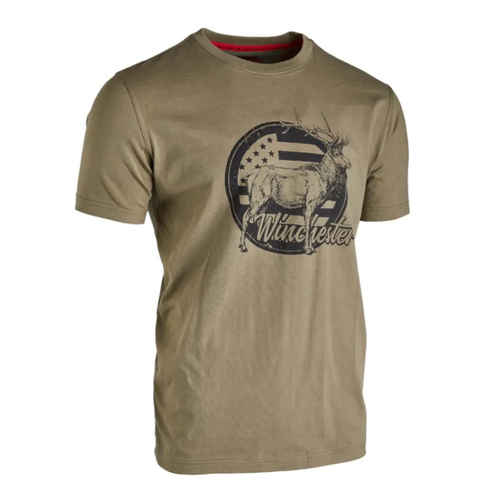 WINCHESTER TEE SHIRT DELTA KHAKI>Homme T-Shirts De Chasse·T-Shirts À Manches Courtes