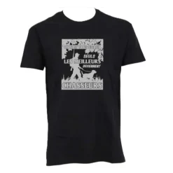 BARTAVEL TEE SHIRT EGAUX CHASSEURS NOIR>Homme T-Shirts De Chasse·T-Shirts À Manches Courtes