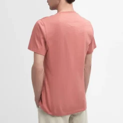 BARBOUR TEE SHIRT ESSENTIAL SPORTS PINK><noscript><img width=