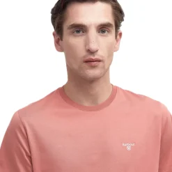 BARBOUR TEE SHIRT ESSENTIAL SPORTS PINK><noscript><img width=