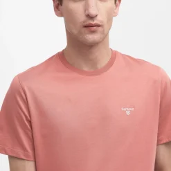 BARBOUR TEE SHIRT ESSENTIAL SPORTS PINK><noscript><img width=