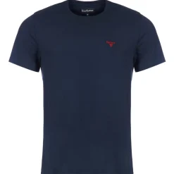 BARBOUR TEE SHIRT ESSENTIAL SPORTY NAVY>Homme Vêtements Barbour·T-Shirts Barbour