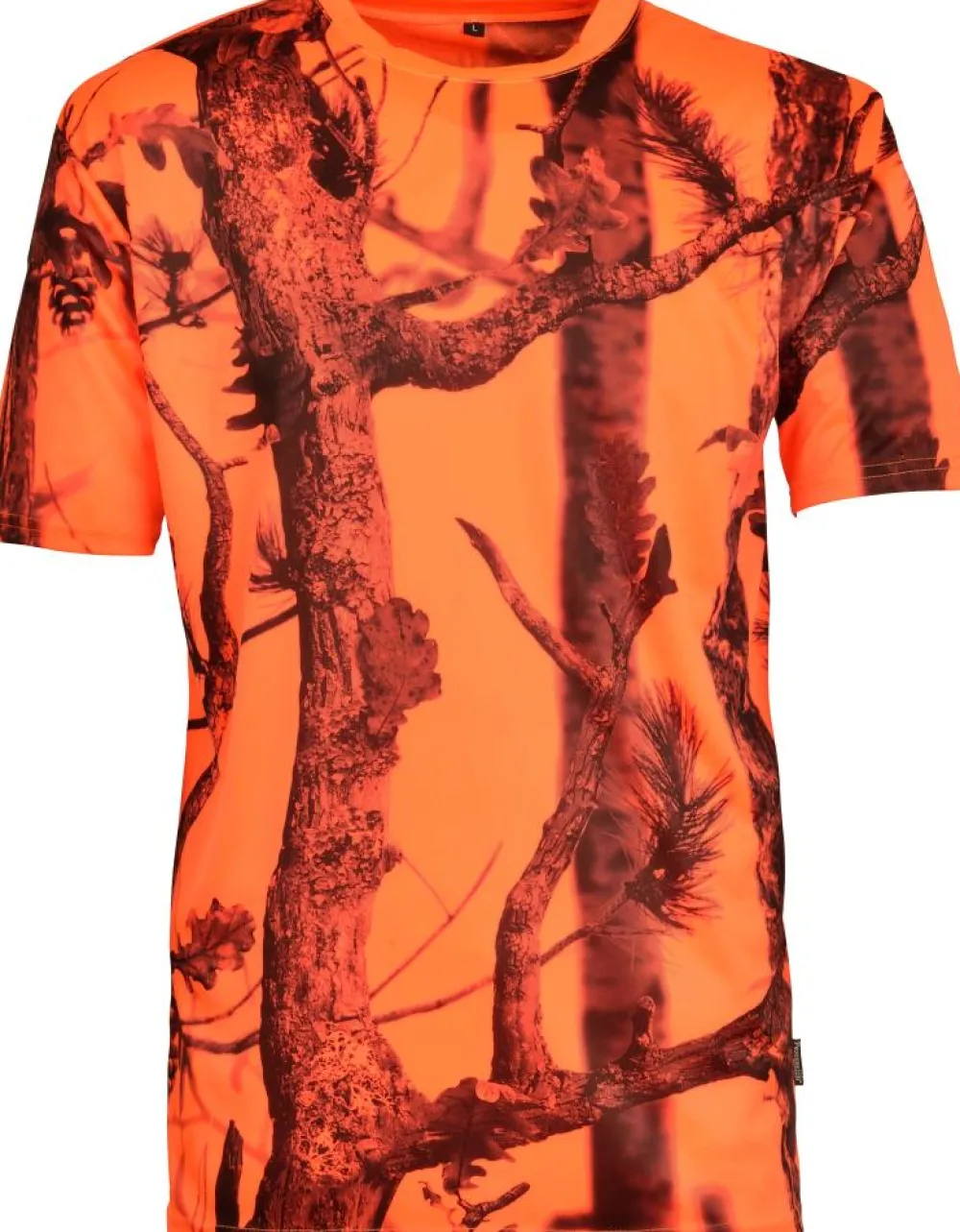 PERCUSSION TEE SHIRT GHOSTCAMO BLAZE>Homme Vêtements & Accessoires Blaze·T-Shirts Epi Orange Fluo