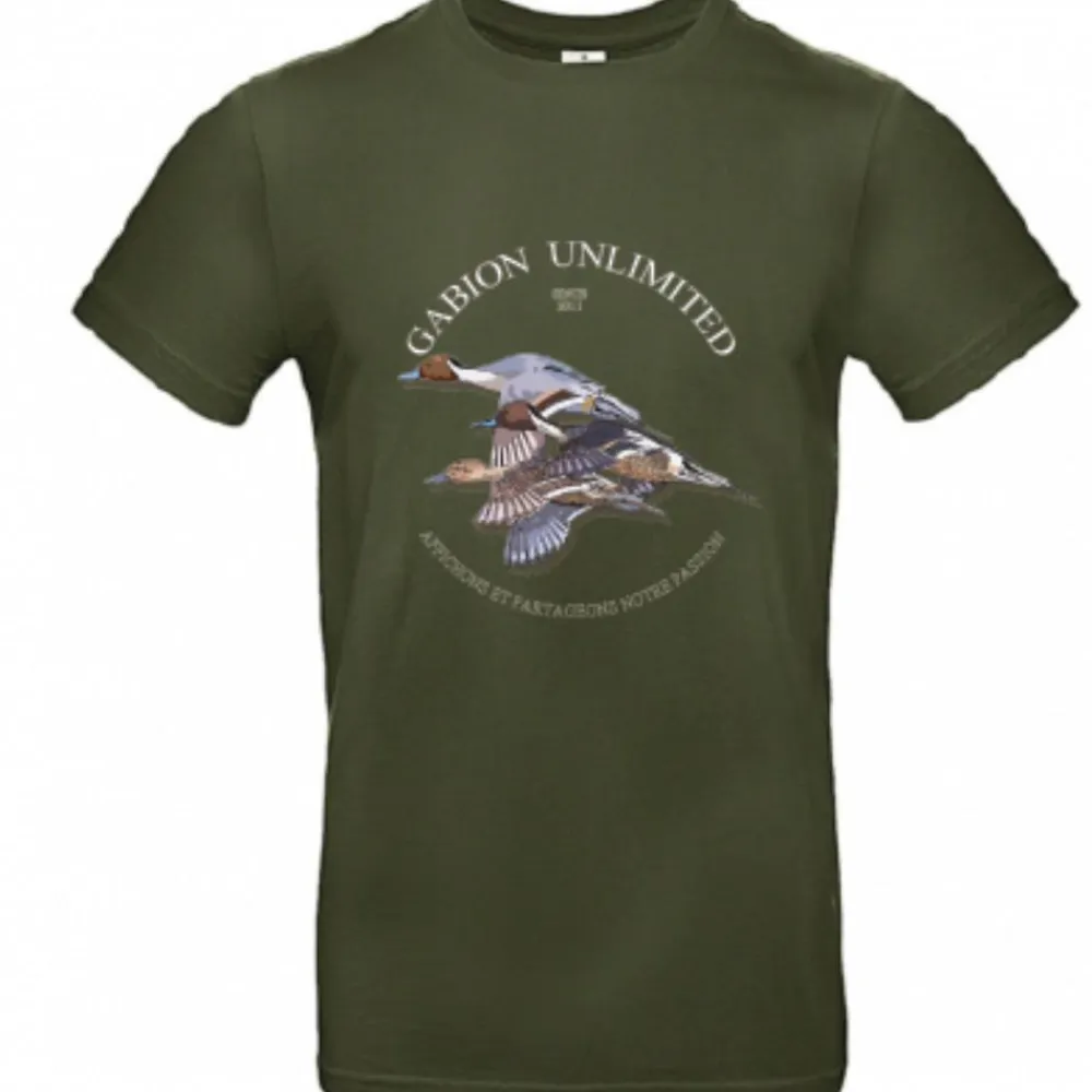GABION UNLIMITED TEE SHIRT HOMME DH PILET KAKI>Homme Vêtements & Accessoires Gabion Unlimited·T-Shirts Gabion Unlimited