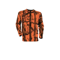 PERCUSSION TEE SHIRT MANCHES LONGUES BLAZE>Homme Vêtements & Accessoires Blaze·T-Shirts Epi Orange Fluo
