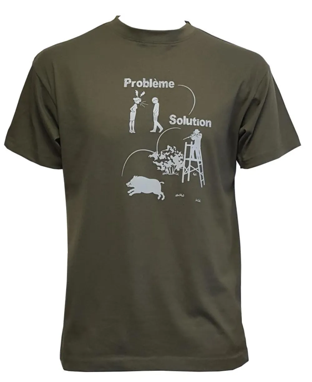 BARTAVEL TEE SHIRT PB SOLUTION MIRADOR NOIR>Homme T-Shirts De Chasse·T-Shirts À Manches Courtes
