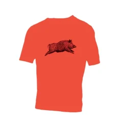 TREELAND TEE SHIRT SANGLIER BLAZE>Homme T-Shirts De Chasse·T-Shirts À Manches Courtes