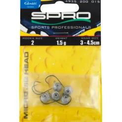 SPRO TETE PLOMBE MICRO 29 1.5G> Tetes Plombées Et Accessoires Leurres·Têtes Plombées Eau Douce