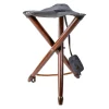 TERZEO CHASSEURS TREPIED BOIS SIEGE CUIR TXL> Sièges De Chasse·Trépieds De Poste