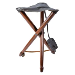 TERZEO CHASSEURS TREPIED BOIS SIEGE CUIR TXL> Sièges De Chasse·Trépieds De Poste