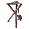 TERZEO CHASSEURS TREPIED BOIS SIEGE CUIR TS> Sièges De Chasse·Trépieds De Poste