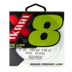 POWERLINE TRESSE IKARI X8 CHARTREUSE 135M> Fils Et Tresses Carnassiers·Tresses Carnassiers