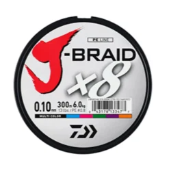 DAIWA TRESSE JBRAID 8B MULTICOLORE 300M> Montage De Lignes Bateau·Tresses Mer Bateau