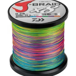 DAIWA TRESSE JBRAID 8B MULTICOLORE 300M> Montage De Lignes Bateau·Tresses Mer Bateau