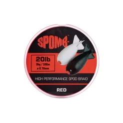 SPOMB TRESSE ROUGE 300M 9KG> Accessoires De Montage Carpe·Tresses Carpe
