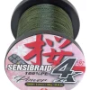 SAKURA TRESSE SENSIBRAID 4 VERTE 1000M 50/100> Montages Silure·Nylons Et Tresses Silure