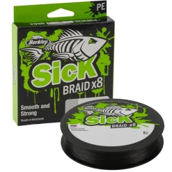 BERKLEY TRESSE SICK BRAID NOIRE 150M> Fils Et Tresses Carnassiers·Tresses Carnassiers
