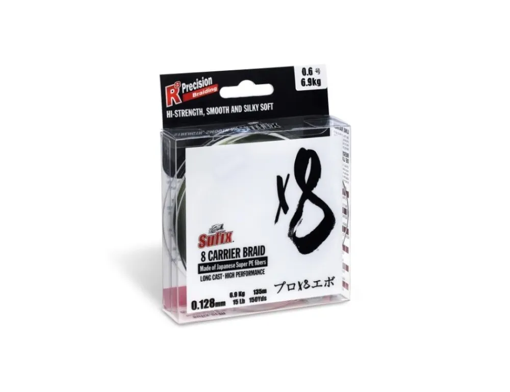 SUFIX TRESSE X8 150M VERTE> Fils Et Tresses Carnassiers·Tresses Carnassiers