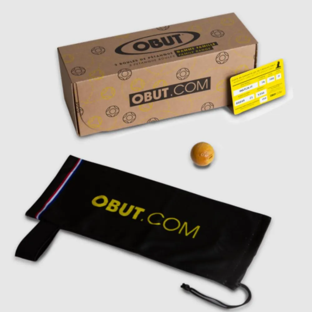 OBUT TRIPLETTE LOISIR INOX> Jeux D'Extérieur·Boules De Pétanque Et Accessoires