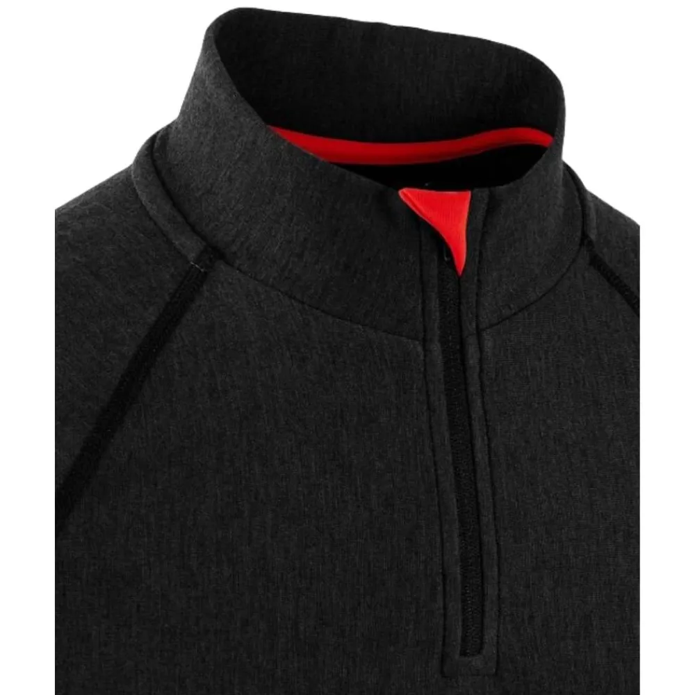 DAMARTSPORT TSHIRT FEMME COL ZIP COMFORT 5 NOIR>Femme Pulls Et Chemises·Sous-Vêtements Thermiques Femme