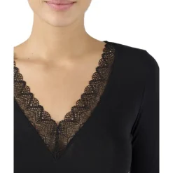 DAMARTSPORT TSHIRT FEMME THERMOLACTYL 3 NOIR>Femme Pulls Et Chemises·Sous-Vêtements Thermiques Femme