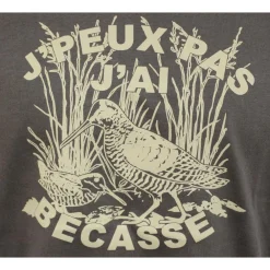 BARTAVEL TSHIRT JPEUX PAS JAI BECASSE KAKI>Homme T-Shirts De Chasse·T-Shirts À Manches Courtes