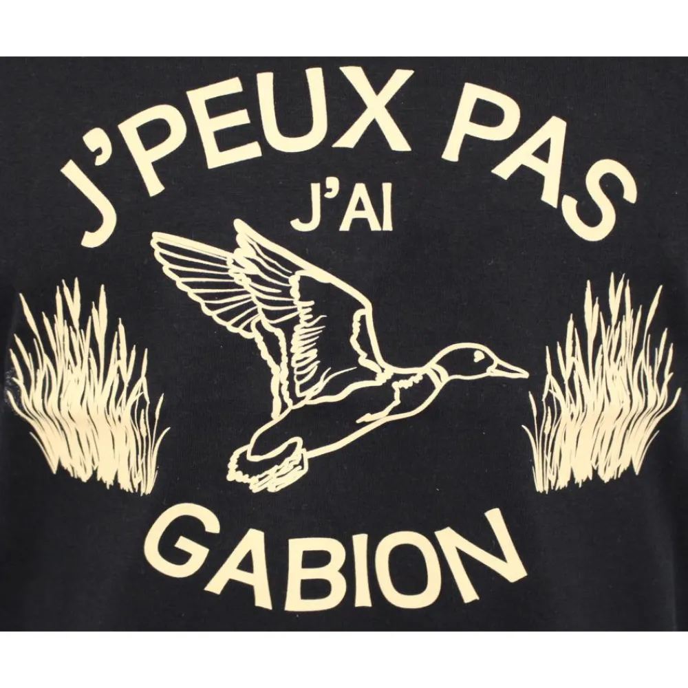 BARTAVEL TSHIRT JPEUX PAS JAI GABION NOIR>Homme T-Shirts De Chasse·T-Shirts À Manches Courtes