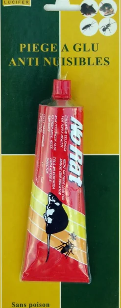 LUCIFER TUBE DE GLUE POUR SOURIS 135G> Lutte Contre Les Rongeurs·Pièges À Rongeurs