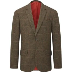ALAN PAINE VESTE BLAZER TWEED COMBROOK TEAK>Homme Vêtements De Chasse En Tweed·Vestes Tweed
