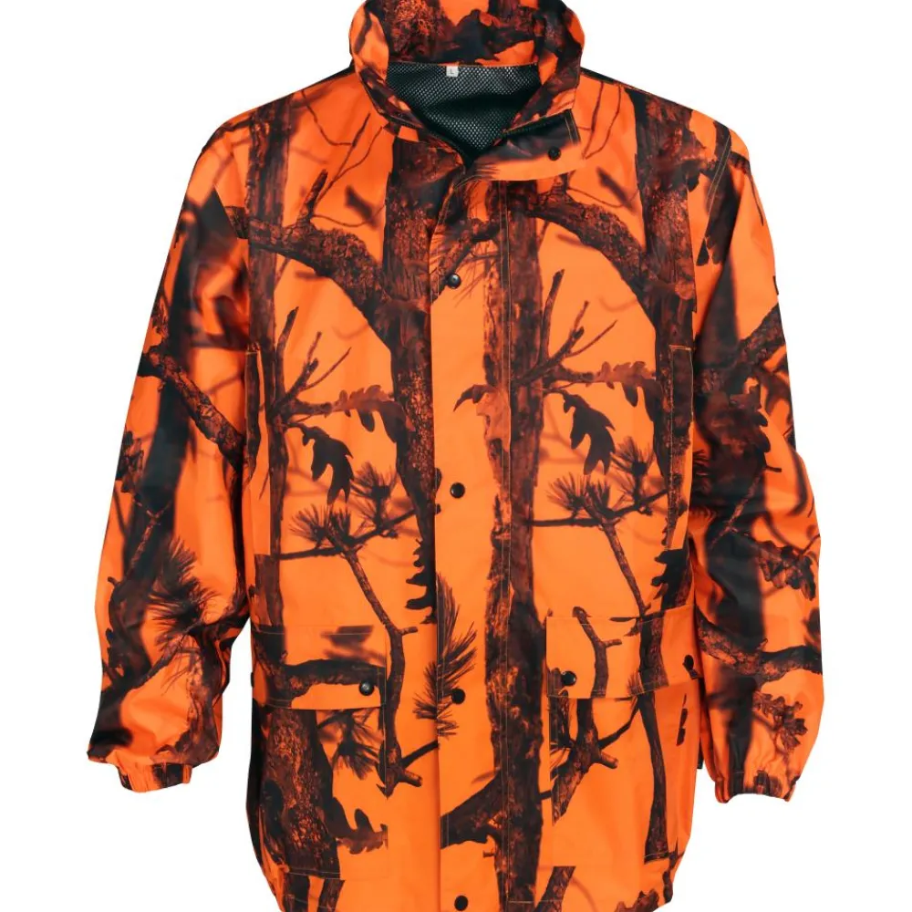 PERCUSSION VESTE DE PLUIE BLAZE>Homme Vêtements & Accessoires Blaze·Vestes Imperméables Epi Orange Fluo