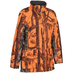 PERCUSSION VESTE FEMME BROCARD GHOSTCAMO BLAZE>Femme Vêtements De Chasse·Vestes De Chasse Epi Orange Fluo Femme