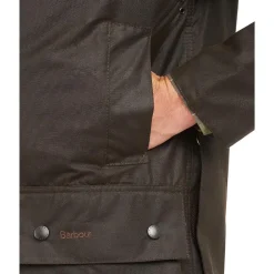 BARBOUR VESTE HUILEE BEAUFORT OLIVE><noscript><img width=