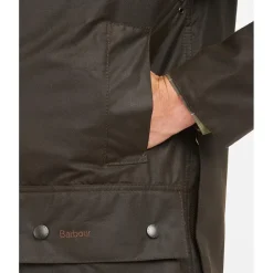 BARBOUR VESTE HUILEE BEAUFORT OLIVE><noscript><img width=