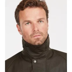 BARBOUR VESTE HUILEE BEAUFORT OLIVE><noscript><img width=