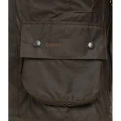 BARBOUR VESTE HUILEE BEAUFORT OLIVE><noscript><img width=